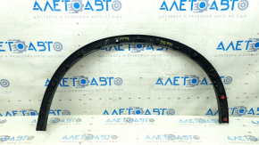 Front left fender arch trim for Nissan Rogue 14-20: structure, scratches, broken fasteners