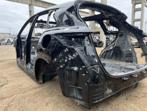 Quarter wing rear left Infiniti QX50 19-25 on the body, black