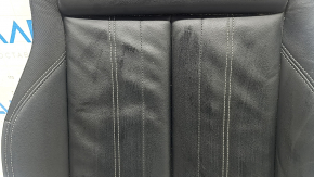 Audi Q5 80A 21-24 driver's seat cushion upholstery, black leather, heated, wrinkled