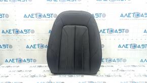 Audi Q5 80A 21-24 passenger seat back upholstery, black leather, heated, scratches
