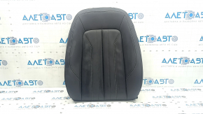 Audi Q5 80A 21-24 passenger seat back upholstery, black leather, heated, scratches