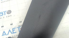 Right 2nd row seat side panel for Audi Q5 80A 21-24, black leather, wrinkled