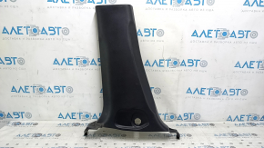 Lower left center pillar trim for Nissan Pathfinder 13-20, black, type 1, scratches