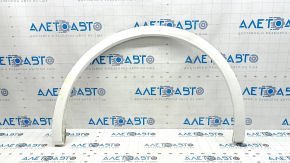 Rear left fender arch trim for Audi Q5 80A 18-24, white, pressed, broken fasteners, cracks in fasteners