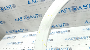 Rear left fender arch trim for Audi Q5 80A 18-24, white, pressed, broken fasteners, cracks in fasteners