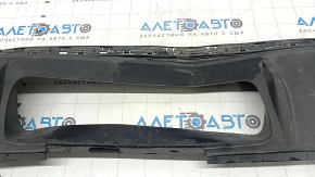 Audi Q5 80A 21-24 black rear bumper lip for towbar, S-Line, structure, scratches, pressed, broken mount