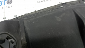 Audi Q5 80A 21-24 black rear bumper lip for towbar, S-Line, structure, scratches, pressed, broken mount