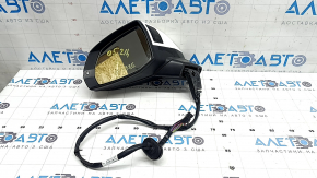Left side mirror assembly for Audi Q5 80A 18-24V, 15 pins, auto-dimming, turn signal, BSM, heated, white