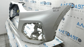 Bare front bumper for Audi Q5 80A 21-24 without Park Assist and headlight washers, white, without tow hook cap