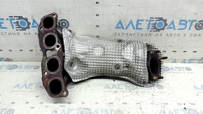 Exhaust manifold with catalytic converter for Nissan Rogue 14-17 with protection, broken bolt, rusty