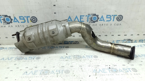 Exhaust line middle section with catalytic converter Nissan Rogue 16-20 rusty
