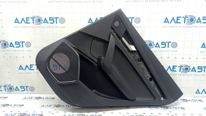 Door trim panel rear right Audi Q5 80A 21-24 black leather, black armrest, with overlays, with handle