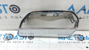 Rear bumper trim lower left Audi Q5 80A 21-24 chrome for wide exhaust, S-Line, broken mount, scratches