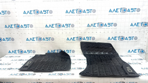 Set of floor mats for the Audi Q5 80A, 18-25 rubber, black