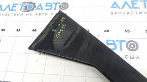 Rear right side door trim for Audi Q5 80A 18-24, gloss black, glued on