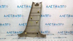 Lower left center pillar trim for Nissan Altima 13-16 beige, scratches
