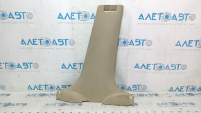 Nissan Altima 13-16 lower right center pillar trim, beige, scratches