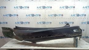 The rear bumper is bare, the lower part of the Honda CRV 20-22 structure, dent, scratch