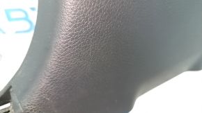 Lower left center pillar trim for Nissan Sentra 13-19, black, scratched