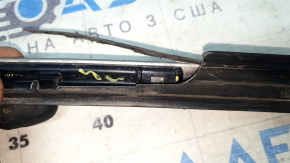 Door-glass molding, center rear right, Honda CRV 17-22, chrome, broken fastener, dried out seal, scratches