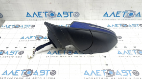 Left side mirror assembly for Hyundai Tucson 22-24, 8 pins, turn signal, heated, BSM, blue