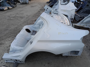 Quarter wing rear left BMW 3 F30 4d 12-18 on the body, white