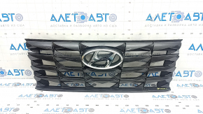 Hyundai Tucson 2022-2024 radiator grille assembly without chamber, cracked