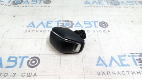 Toyota Venza 21-24 black leather gear knob, worn