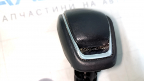 Toyota Venza 21-24 black leather gear knob, worn