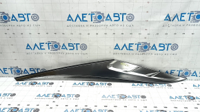 Left rear fender trim for Hyundai Tucson 22-25, matte chrome, broken fasteners, scratches