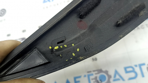 Left rear fender trim for Hyundai Tucson 22-25, matte chrome, broken fasteners, scratches