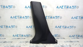 Lower left center pillar trim for Nissan Leaf 13-17, black, scratches