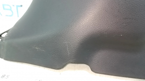 Lower left center pillar trim for Nissan Leaf 13-17, black, scratches
