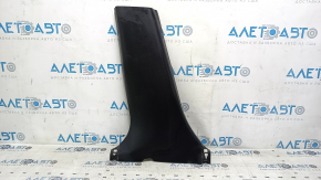 Lower left center pillar trim for Nissan Leaf 13-17, black, scratches