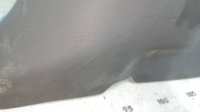 Lower left center pillar trim for Nissan Leaf 13-17, gray, scratches