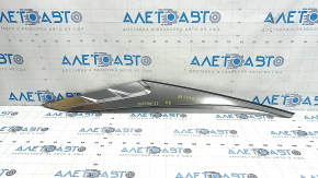 Right rear fender trim for Hyundai Tucson 22-25, matte chrome, scratches, broken fasteners