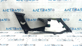Left rear pillar trim for Hyundai Tucson 22-24, black, scratches, broken fasteners