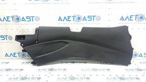 Left rear center console side trim for Hyundai Tucson 2022-24, black, type 2, scratches