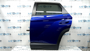 Rear left door assembly for Hyundai Tucson 22-24 USA, tinted, blue YP5