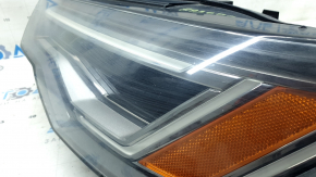 Left front headlight assembly for Audi A6 C8 19-24 LED, Matrix beam with seal, sand, chipped