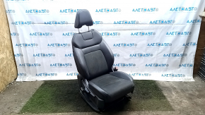 Nissan Ariya 23-25 passenger seat with airbag, manual, heated, black leatherette with Alcantara insert