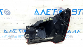 Audi A6 C8 19-24 19-24 outer left fender light without animation with chrome molding, worn