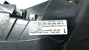 Audi A6 C8 19-24 19-24 outer left fender light without animation with chrome molding, worn