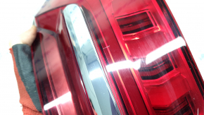 Audi A6 C8 19-24 right outer fender light without animation with chrome molding, worn