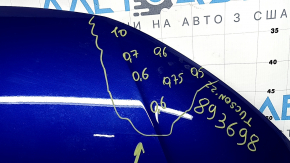 Hyundai Tucson 22-25 steel hood, blue YP5, bumpers