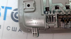Central light for Hyundai Tucson 22-25 sunroof, gray, butt