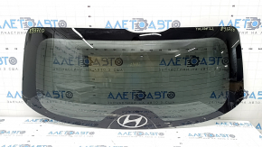 Rear window of the Hyundai Tucson 22-24 trunk door with emblem, tinted