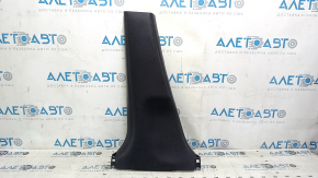 Lower left center pillar trim for Nissan Versa Note 13-19, black