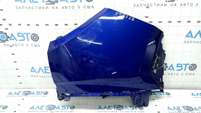 The bare rear bumper, right side, Hyundai Tucson 2022-2024, blue