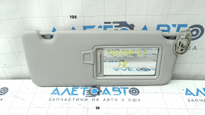 Right visor Hyundai Tucson 22-25 gray